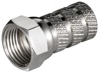 F-Stecker 51861 WEF 5,2 C Big Nut Kupfer 