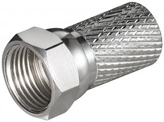 F-Schraubstecker 51864 WEF 7 C BIG NUT Kupfer 