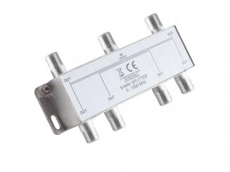 V-6 SAT-Verteiler 6-fach 
