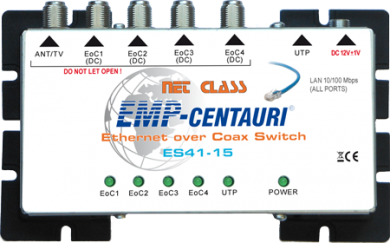 EMP Centauri UTP/Koax Ethernet-Schalter ES41-15 