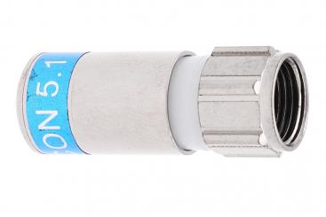 Cabelcon F 6 TD  5.1 TrueDrop Kompressions Stecker 
