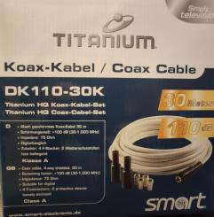 Smart Antennenanschluss Koaxkabel Set DK 110-30k 