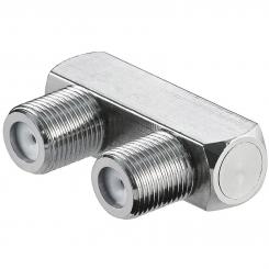 U-Adapter F-Kupplung 2xF-Doppel-Kupplung (VPE 10Stck) 