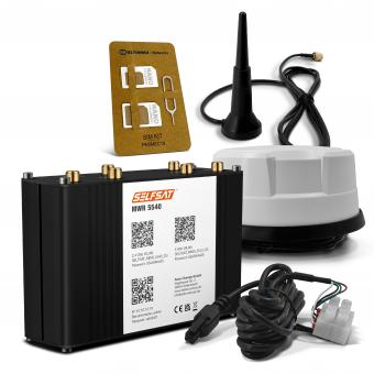 SELFSAT MWR 5540 5G Cat 12 WLAN Router bis 2,6 Gbps inkl. Panorama Antenne weiß 