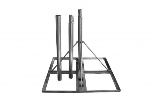 Terrassenständer / Windradhalter mit 3 m Mast Ø 60 mm 