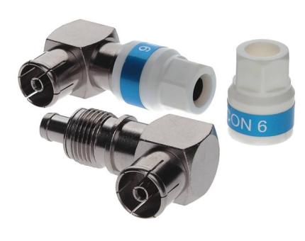 Cabelcon 90-IECF-56 5.1 SELF INSTALL WinkelbuchseStecker 