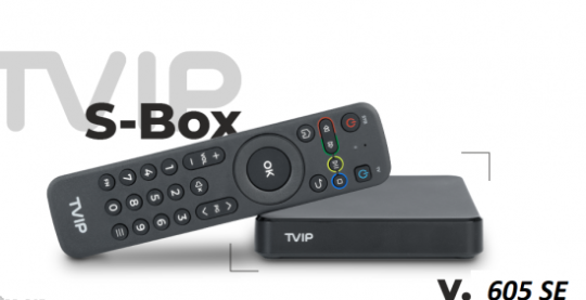 TVIP S-Box v.605 SE IPTV 4K black 
