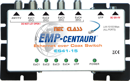 EMP Centauri UTP/Koax Ethernet-Schalter ES41-15 