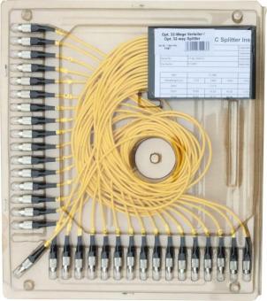 Bauckhage Optischer 32-Wege-Verteiler PC/PC Stecker pigtails 