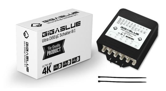 GigaBlue Ultra DiSEqC Relais 8/1 